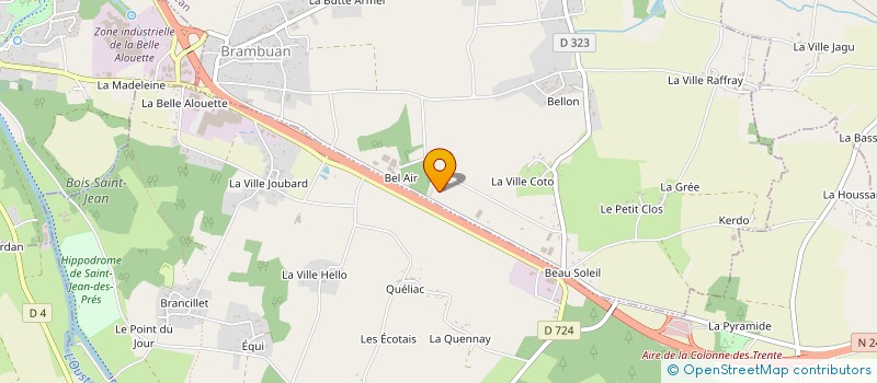 localisation de l'entreprise SOCIETE LOGISTIQUE TRANSPORTS LEGAL à LA CROIX-HELLEAN