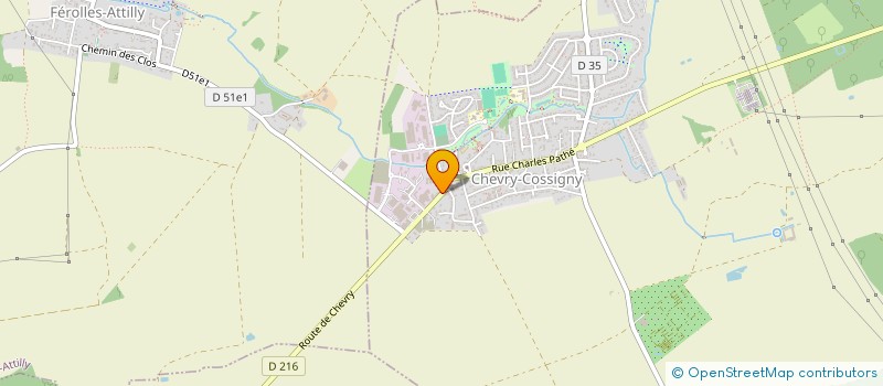 localisation de l'entreprise SOCIETE LOPES FERREIRA à CHEVRY-COSSIGNY
