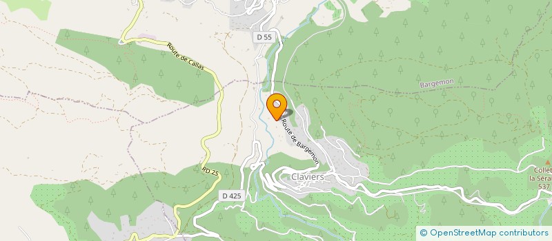 localisation de l'entreprise SOCIETE LORISERE à CLAVIERS