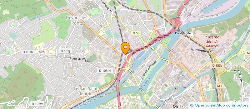 localisation de l'entreprise SOCIETE LORRAINE D ANALYSES à METZ