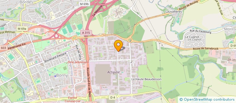 localisation de l'entreprise SOCIETE LORRAINE DE RECHAPAGE à METZ
