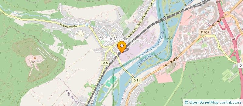 localisation de l'entreprise SOCIETE LORRAINE DES BOIS IMPREGNES à ARS-SUR-MOSELLE