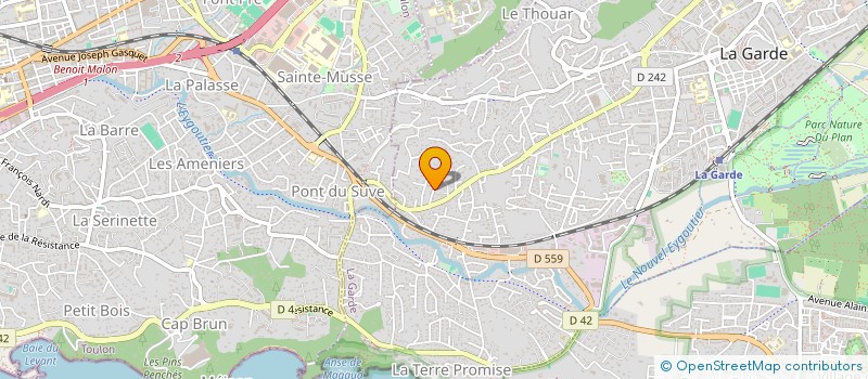 localisation de l'entreprise SOCIETE LOSANE  LA GARDE