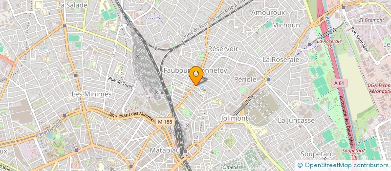 localisation de l'entreprise SOCIETE LOUBATIERES à TOULOUSE