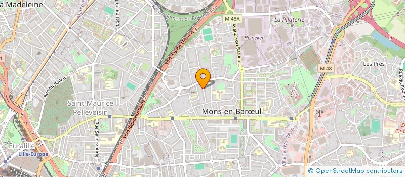 localisation de l'entreprise SOCIETE LOUIS BOUYER à MONS-EN-BARŒUL