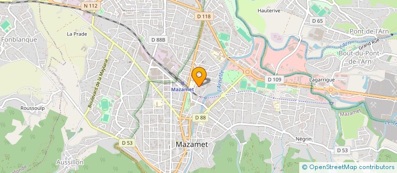 localisation de l'entreprise SOCIETE LOUIS BRU à MAZAMET