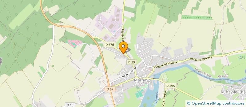localisation de l'entreprise SOCIETE LOUIS MONNIER à MARNAY