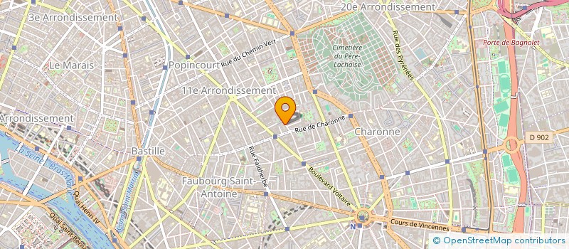 localisation de l'entreprise SOCIETE LOUIS RATAJCZAK  PARIS