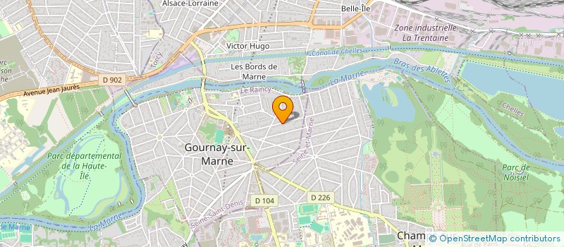 localisation de l'entreprise SOCIETE LOUREIRO  GOURNAY-SUR-MARNE