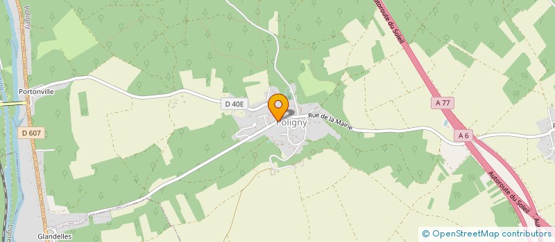 localisation de l'entreprise SOCIETE LOYER à POLIGNY