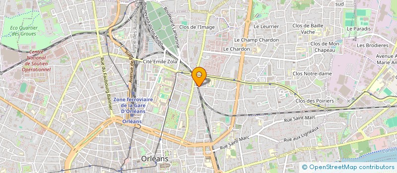 localisation de l'entreprise SOCIETE LUCAS à ORLEANS