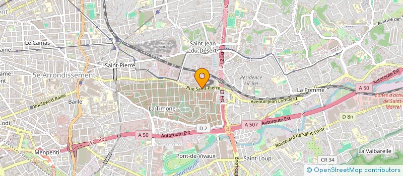 localisation de l'entreprise SOCIETE LUCIEN GIUSTI ET COMPAGNIE à MARSEILLE