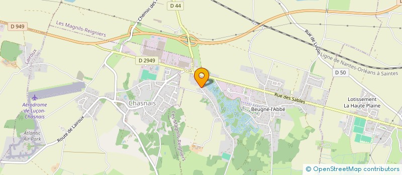 localisation de l'entreprise SOCIETE LUDIQUE INDISPENSABLE DE PROXIMITE  LES MAGNILS-REIGNIERS