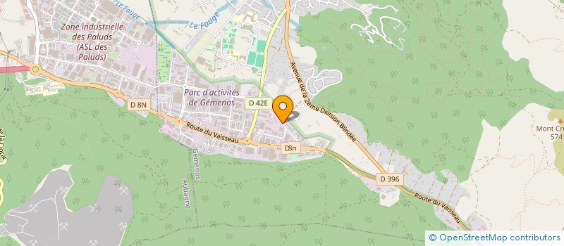 localisation de l'entreprise SOCIETE LUIDJI  GEMENOS