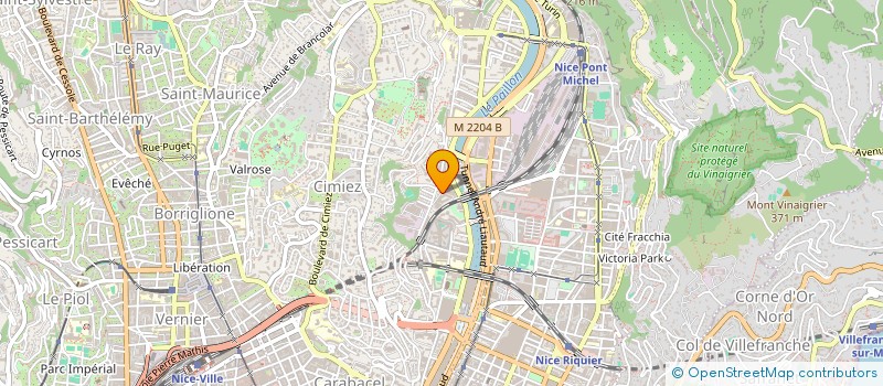 localisation de l'entreprise SOCIETE LUNGERI NICOLAS à NICE