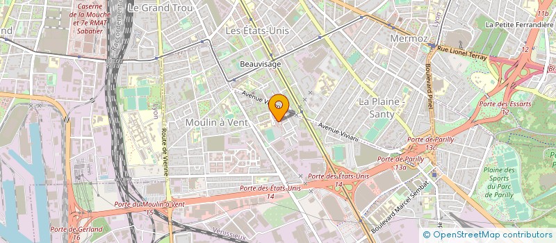 localisation de l'entreprise SOCIETE LUU  VENISSIEUX