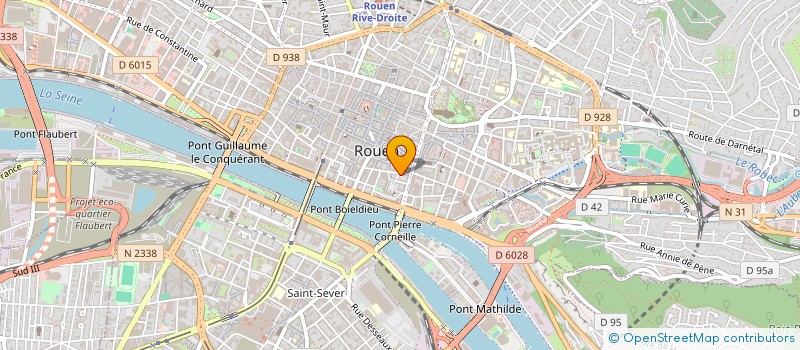 localisation de l'entreprise SOCIETE LVB à ROUEN