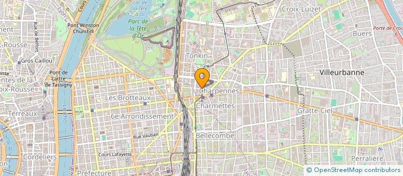 localisation de l'entreprise SOCIETE LYONNAISE DE BATIMENT  VILLEURBANNE