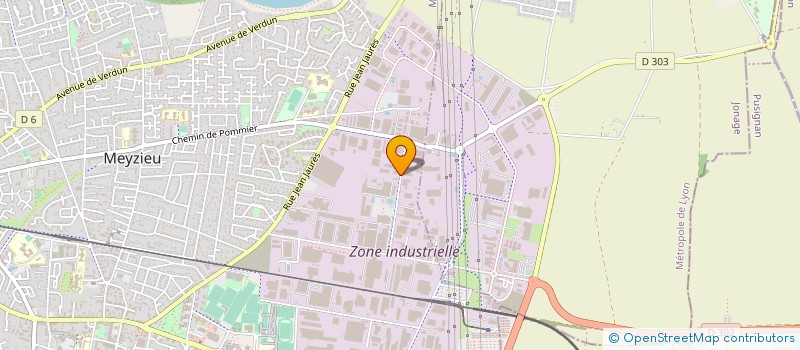 localisation de l'entreprise SOCIETE LYONNAISE DE BATIMENT à MEYZIEU