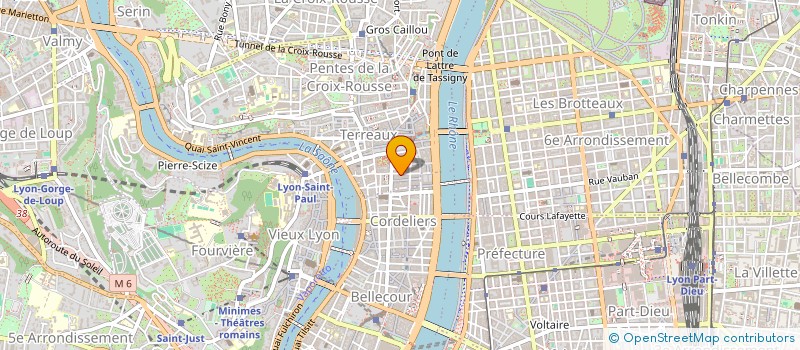 localisation de l'entreprise SOCIETE LYONNAISE DE DEVELOPPEMENT à LYON