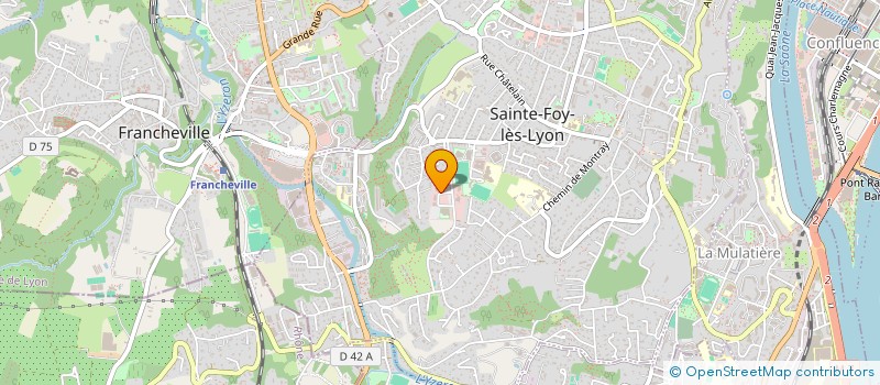 localisation de l'entreprise SOCIETE LYONNAISE DE GESTION ET D'EXPERTISE COMPTABLE à SAINTE-FOY-LES-LYON