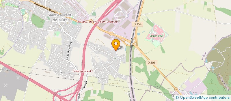 localisation de l'entreprise SOCIETE LYONNAISE DE PNEUMATIQUES ET ACCESSOIRES EN ABREGE S.L.P .A à SAINT-LAURENT-DE-MURE