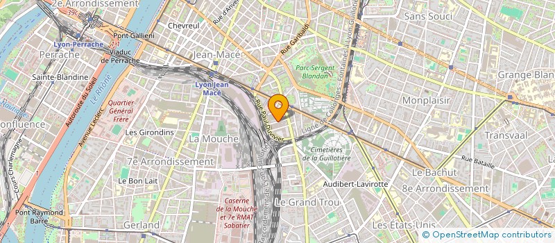 localisation de l'entreprise SOCIETE LYONNAISE DE SOIERIES à LYON