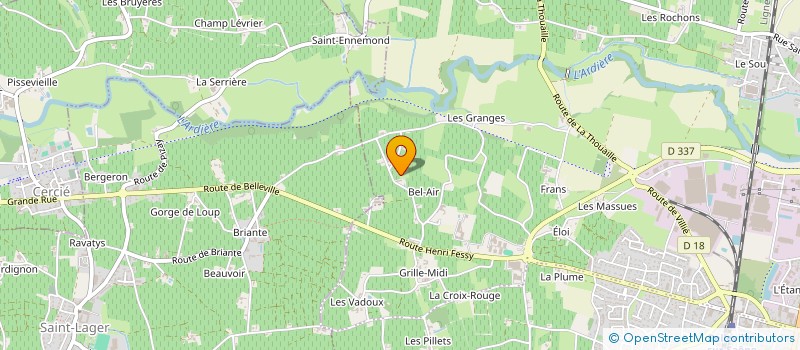 localisation de l'entreprise SOCIETE LYONNAISE DE VINS ET SPIRITUEUX à SAINT JEAN D'ARDIERES