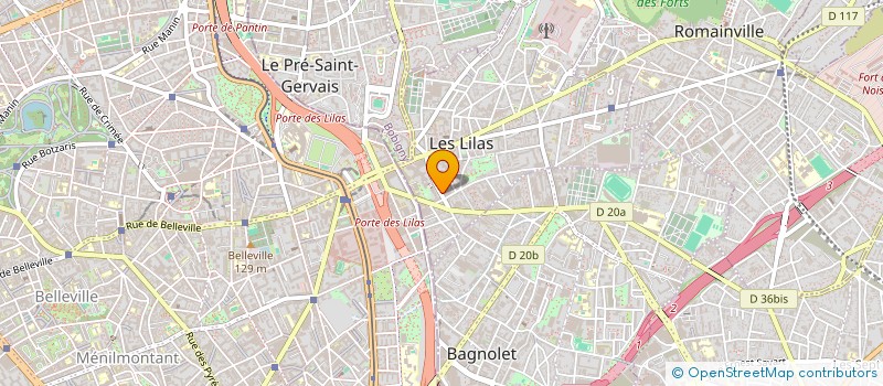 localisation de l'entreprise SOCIETE LYONNAISE ET TELESURVEILLANCE ET DE GARDIENNAGE SLTG à LES LILAS