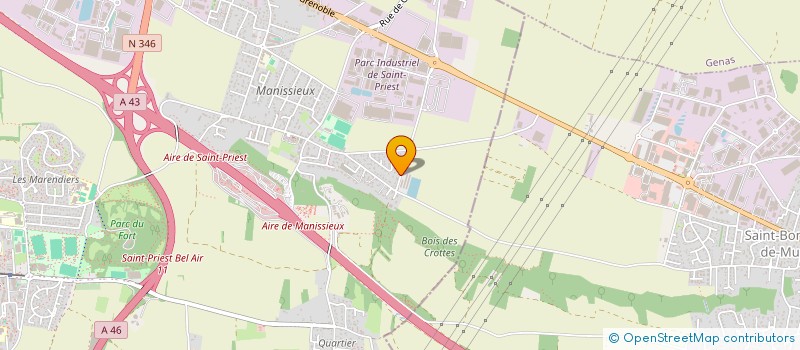 localisation de l'entreprise SOCIETE LYONNAISE VERITAS  SAINT-PRIEST