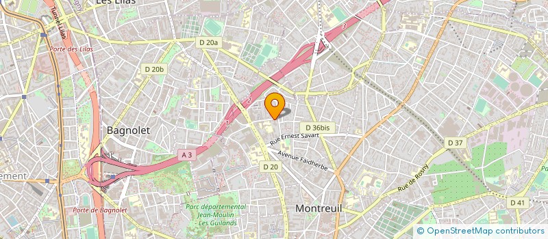 localisation de l'entreprise SOCIETE M&A NETTOYAGE à MONTREUIL