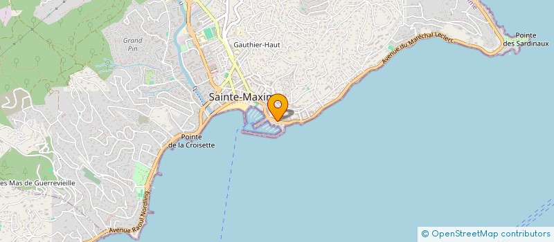 localisation de l'entreprise SOCIETE M-D à SAINTE-MAXIME