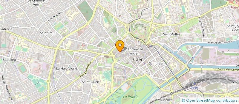 localisation de l'entreprise SOCIETE M ET J-M THOMAS à CAEN