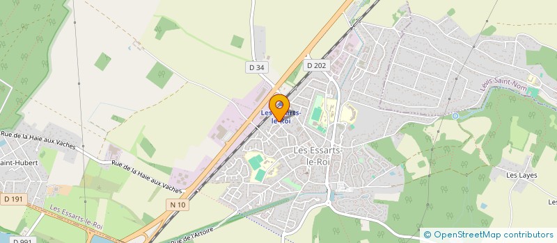 localisation de l'entreprise SOCIETE M ET M  LES ESSARTS-LE-ROI
