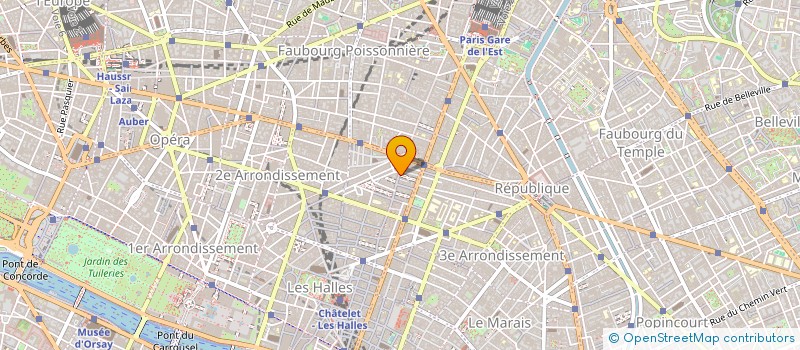 localisation de l'entreprise SOCIETE M ET M  PARIS