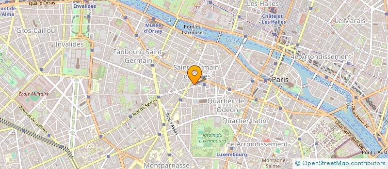 localisation de l'entreprise SOCIETE M G STORE  PARIS