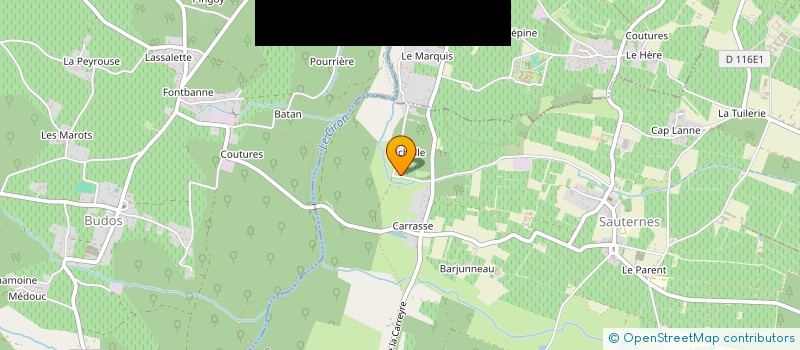 localisation de l'entreprise SOCIETE M.L.A  SAUTERNES