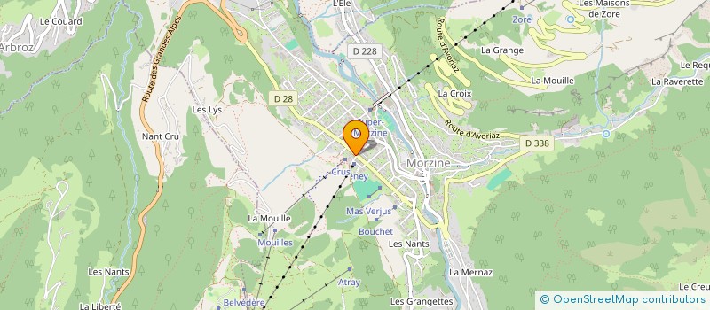 localisation de l'entreprise SOCIETE M.M.T. à MORZINE