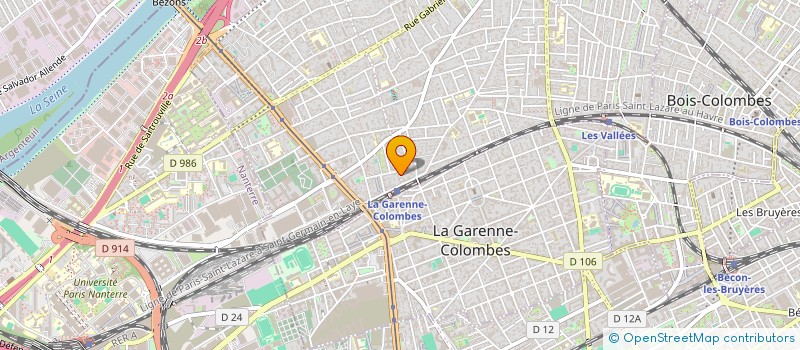 localisation de l'entreprise SOCIETE M.N.R à COLOMBES