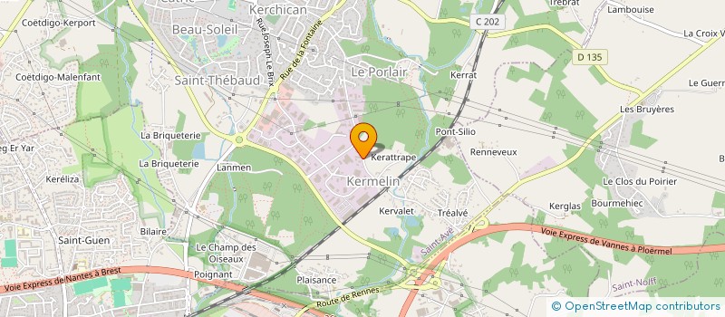 localisation de l'entreprise SOCIETE MACK-TRANS  SAINT-AVE