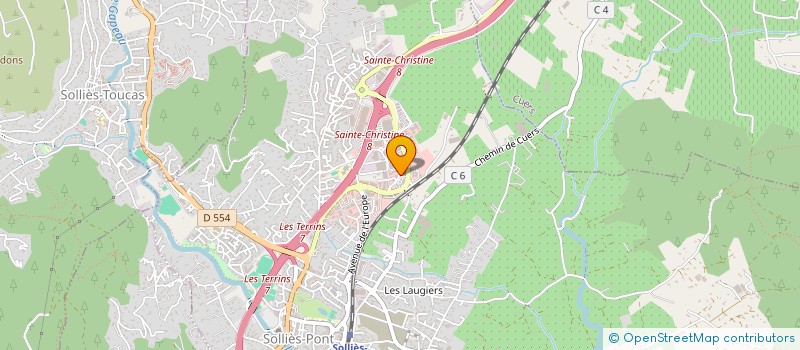 localisation de l'entreprise SOCIETE MACONNERIE RAVALEMENT REVETEMENT à SOLLIES-PONT