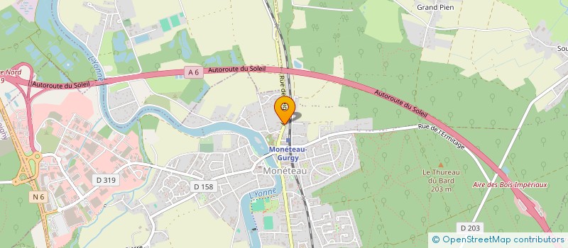 localisation de l'entreprise SOCIETE MACRIVA à MONETEAU