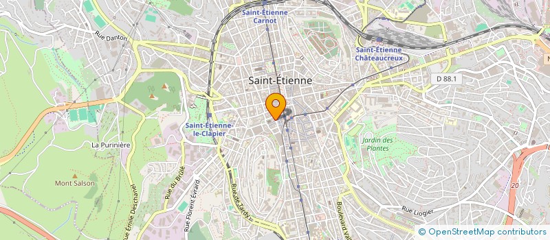 localisation de l'entreprise SOCIETE MADAME L à SAINT-ETIENNE