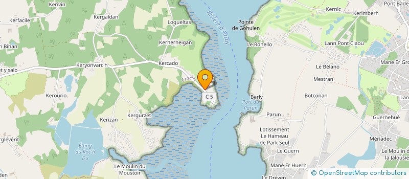 localisation de l'entreprise SOCIETE MADEC COURTAGE NEGOCE à CRACH