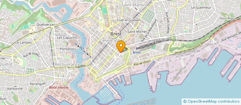 localisation de l'entreprise SOCIETE MAGUEUR à BREST