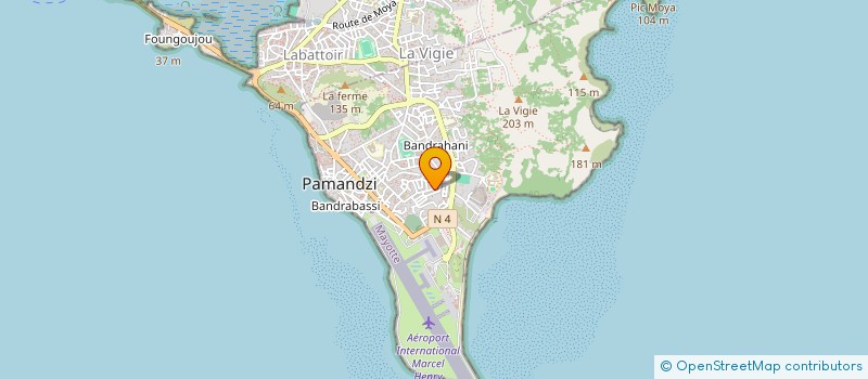localisation de l'entreprise SOCIETE MAHORAISE D'ELECTRICITE à PAMANDZI
