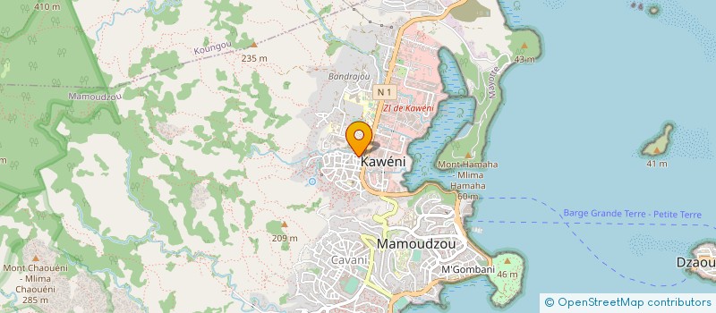localisation de l'entreprise SOCIETE MAHORAISE DE BATIMENT ET à MAMOUDZOU