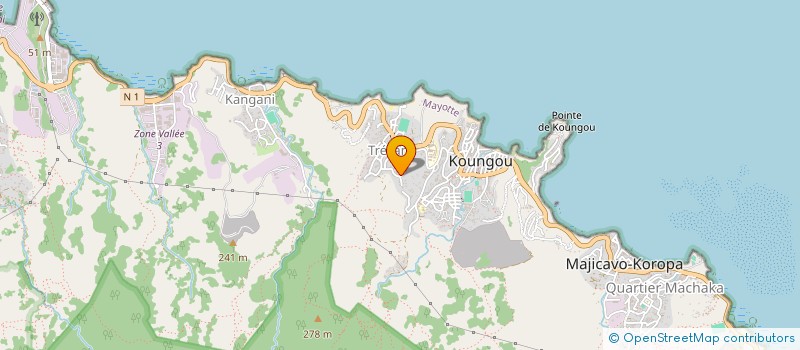localisation de l'entreprise SOCIETE MAHORAISE DE CONSTRUCTION HOTELIERE à KOUNGOU
