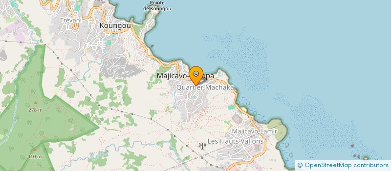 localisation de l'entreprise SOCIETE MAHORAISE DE PRODUITS  MAMOUDZOU