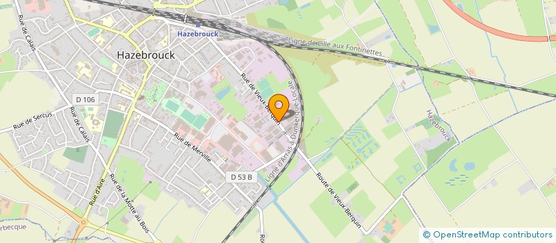 localisation de l'entreprise SOCIETE MAILLESAC à HAZEBROUCK